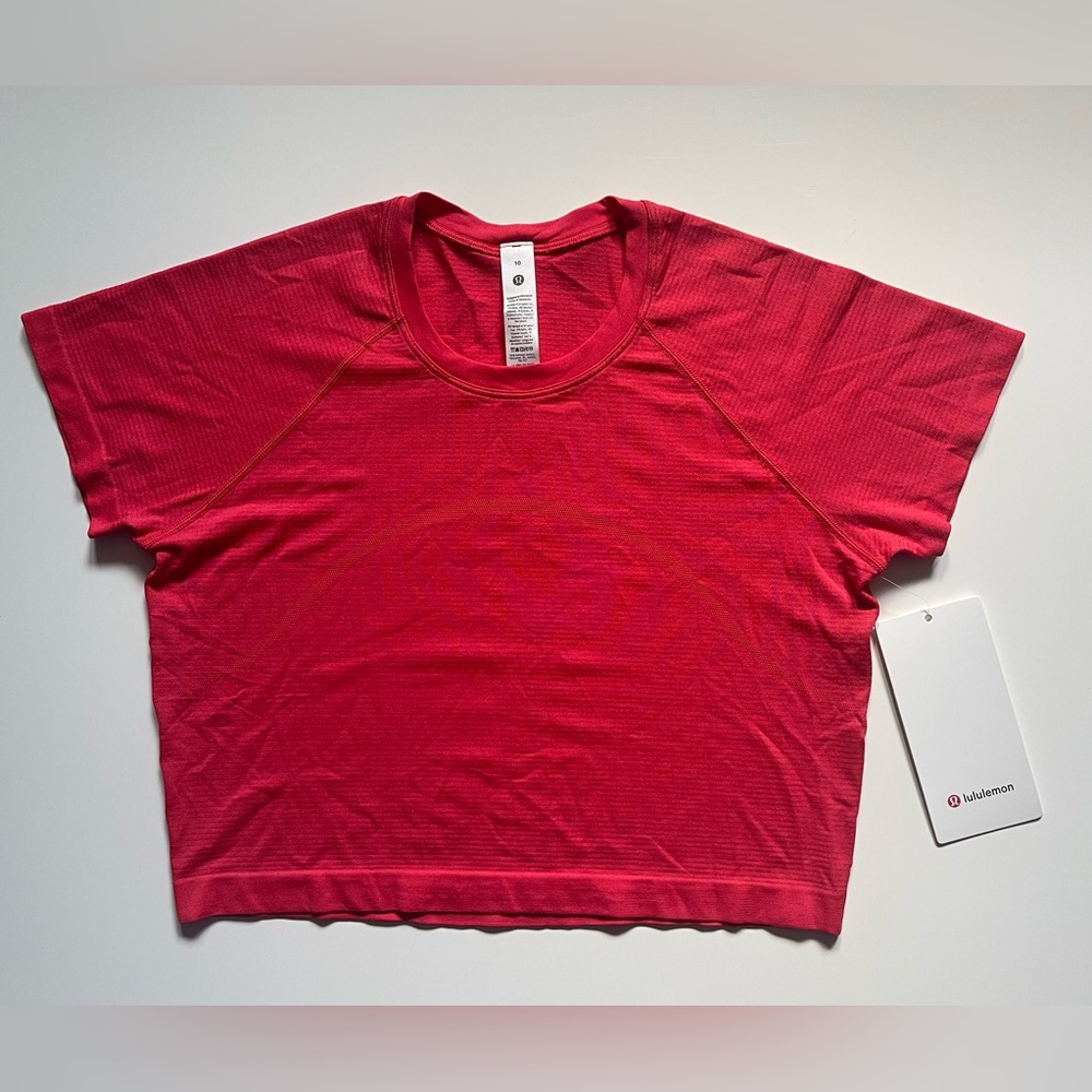 BNWT Lululemon Swiftly Tech Cropped Short-Sleeve Shirt 2.0